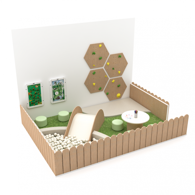 Parque Infantil Wood Play · Little House Plus | Rincón Infantil Indoor