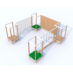 circuito de arborismo infantil