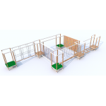 Circuito Low Ropes 6 Pontes | Arborismo Modular | AIRopes