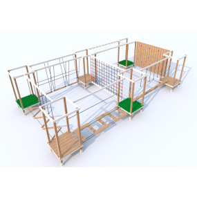 Circuito Low Ropes – 7 Puentes