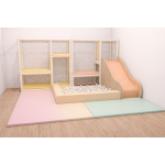 Popup Play 3 - Parque Infantil Indoor Modular con Piscina de Bolas y Tobogán