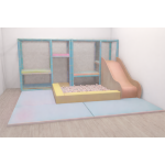 Popup Play 3 - Parque Infantil Indoor Modular con Piscina de Bolas y Tobogán