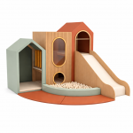 Parque Infantil Wood Play · Little House Tower | Rincón Infantil Indoor
