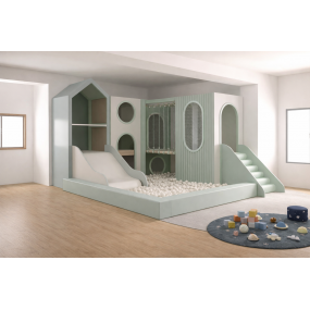 Parque Infantil Indoor con Piscina de Bolas | Merkatuno