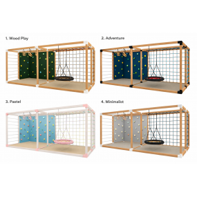 AIRO Ninja Hub 4 – Estructura Ninja Infantil Modular