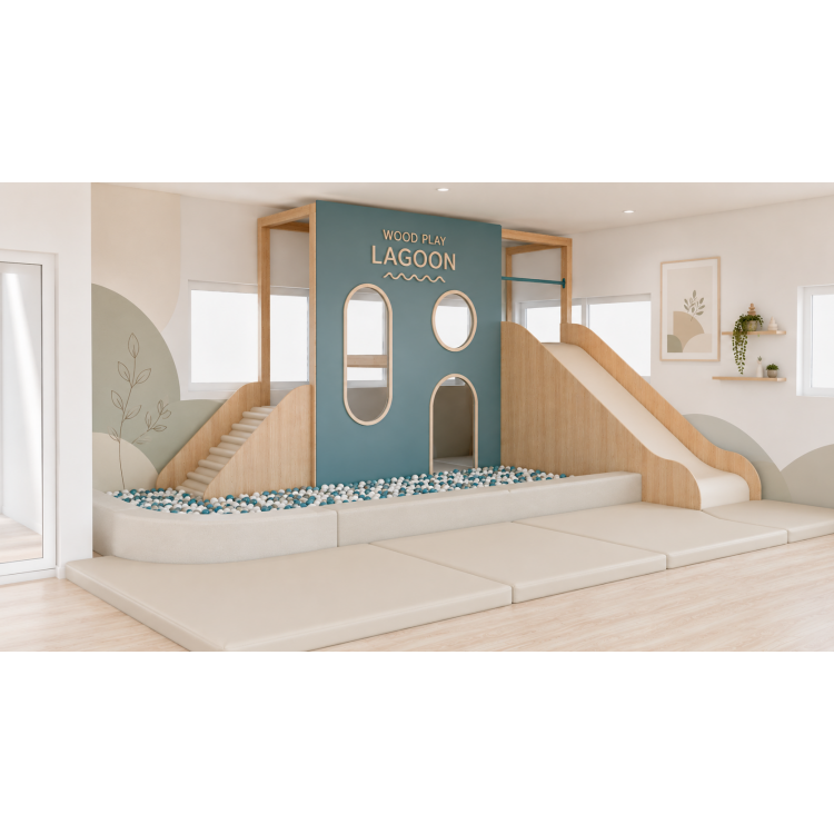 Wood Play Lagoon | Parque Infantil Indoor Premium EN1176