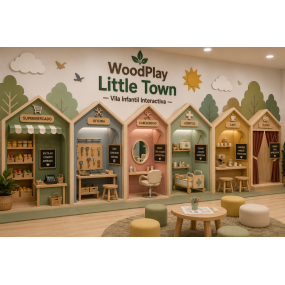 WoodPlay Little Town — Vila Infantil Interactiva